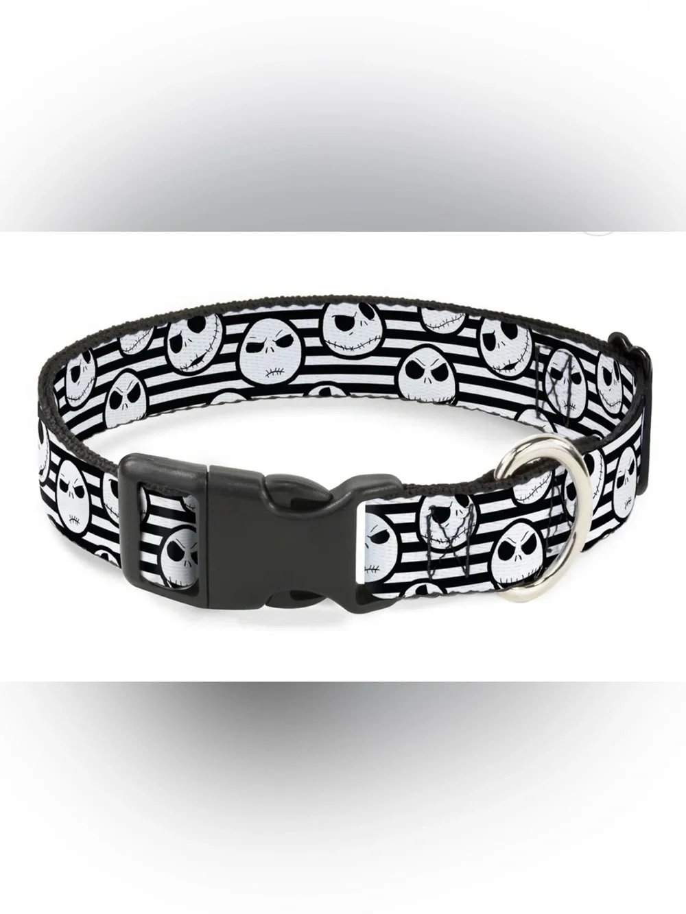 BUCKLE DOWN DOG COLLAR JACK SKELLINGTON NEW SMALL 1”